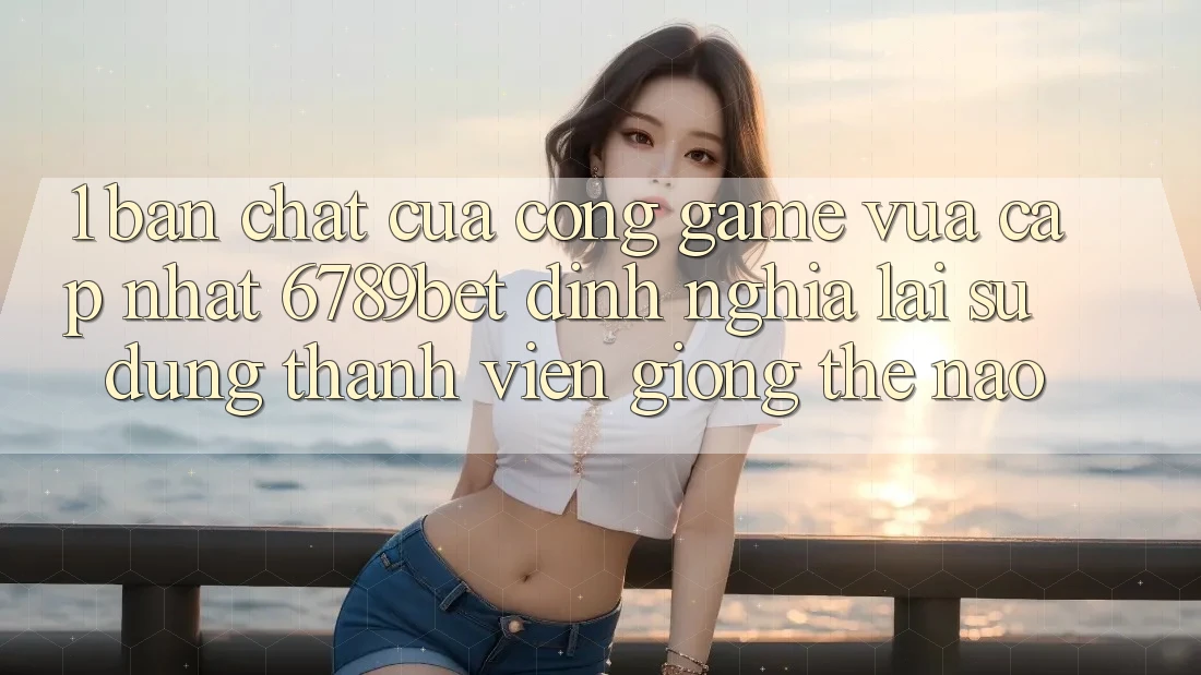 1. Bản Chất Của “Cổng Game Vừa cập nhật”: 6789bet Định Nghĩa Lại Sử dụng Thành viên Giống Thế Nào?