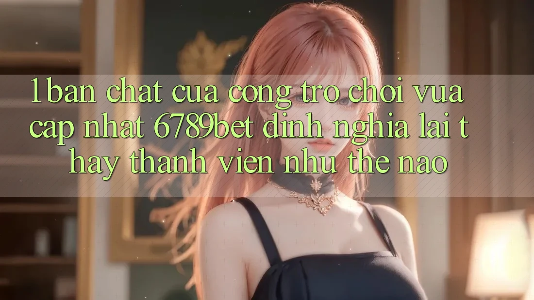 1. Bản Chất Của “Cổng Trò chơi Vừa cập nhật”: 6789bet Định Nghĩa Lại Thấy Thành viên Như Thế Nào?