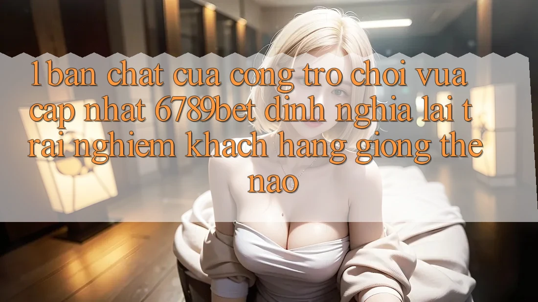 1. Bản Chất Của “Cổng Trò chơi Vừa cập nhật”: 6789bet Định Nghĩa Lại Trải Nghiệm Khách hàng Giống Thế Nào?