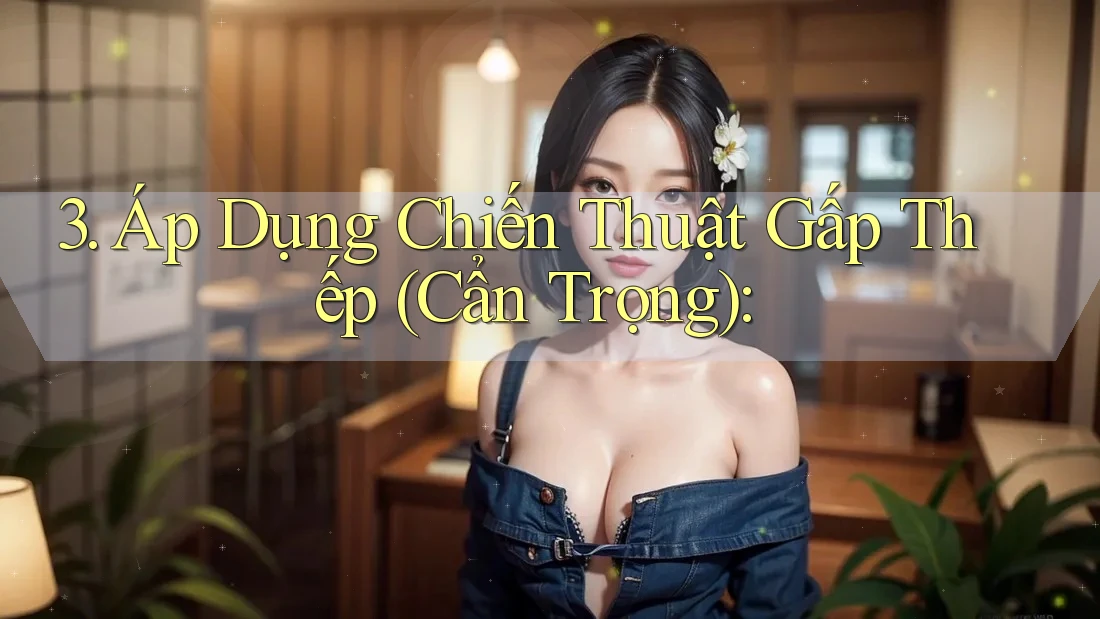 3. Áp Dụng Chiến Thuật Gấp Thếp (Cẩn Trọng):