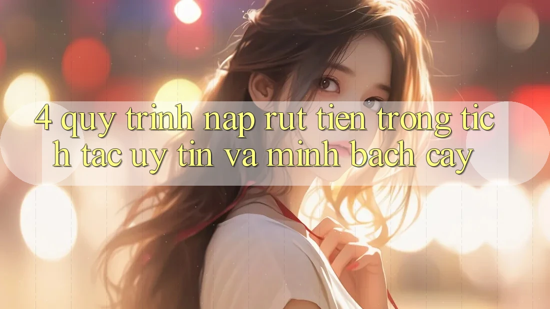 4. Quy Trình Nạp Rút Tiền: Trong tích tắc, Uy tín và Minh bạch cậy