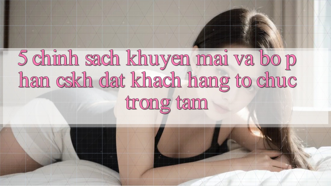 5. Chính Sách Khuyến Mãi Và Bộ phận CSKH: Đặt Khách hàng Tổ chức Trọng Tâm