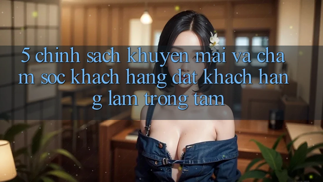 5. Chính Sách Khuyến Mãi Và Chăm Sóc Khách Hàng: Đặt Khách hàng Làm Trọng Tâm