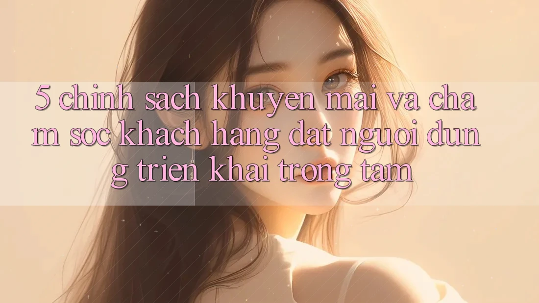 5. Chính Sách Khuyến Mãi Và Chăm Sóc Khách Hàng: Đặt Người dùng Triển khai Trọng Tâm