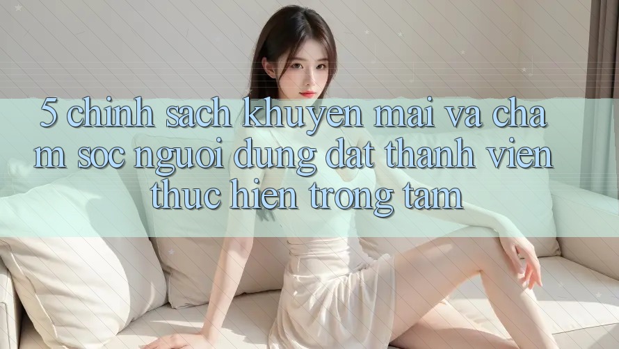 5. Chính Sách Khuyến Mãi Và Chăm Sóc Người dùng: Đặt Thành viên Thực hiện Trọng Tâm