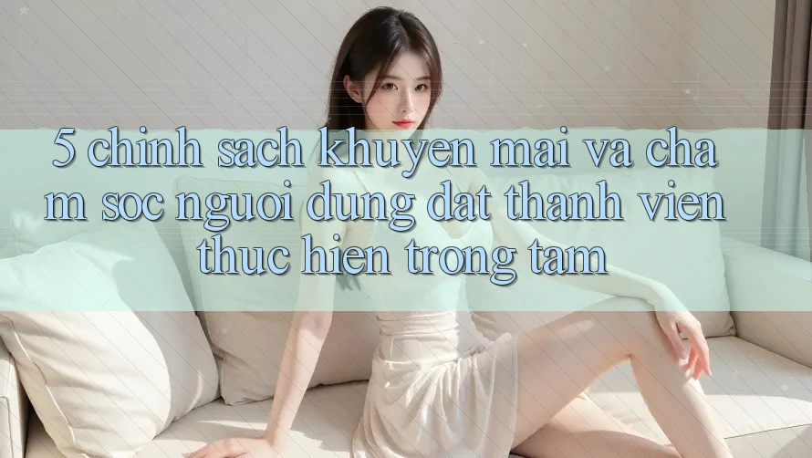 5. Chính Sách Khuyến Mãi Và Chăm Sóc Người dùng: Đặt Thành viên Thực hiện Trọng Tâm