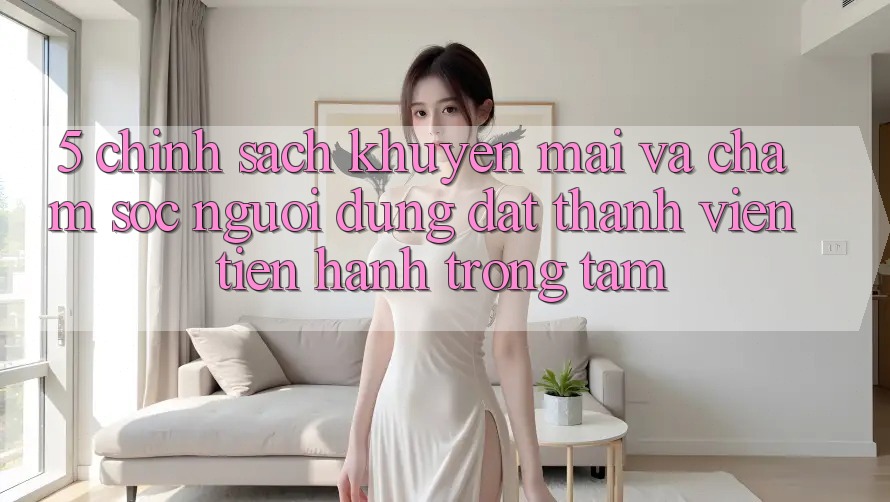 5. Chính Sách Khuyến Mãi Và Chăm Sóc Người dùng: Đặt Thành viên Tiến hành Trọng Tâm