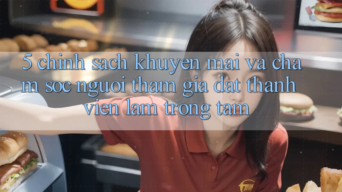 5. Chính Sách Khuyến Mãi Và Chăm Sóc Người tham gia: Đặt Thành viên Làm Trọng Tâm