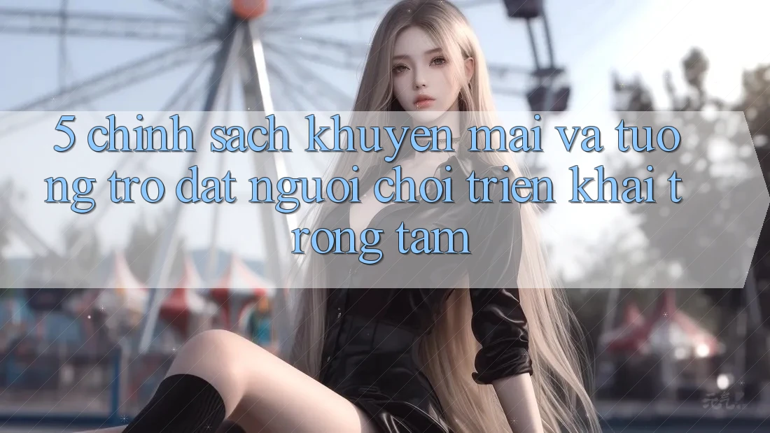 5. Chính Sách Khuyến Mãi Và Tương trợ: Đặt Người Chơi Triển khai Trọng Tâm
