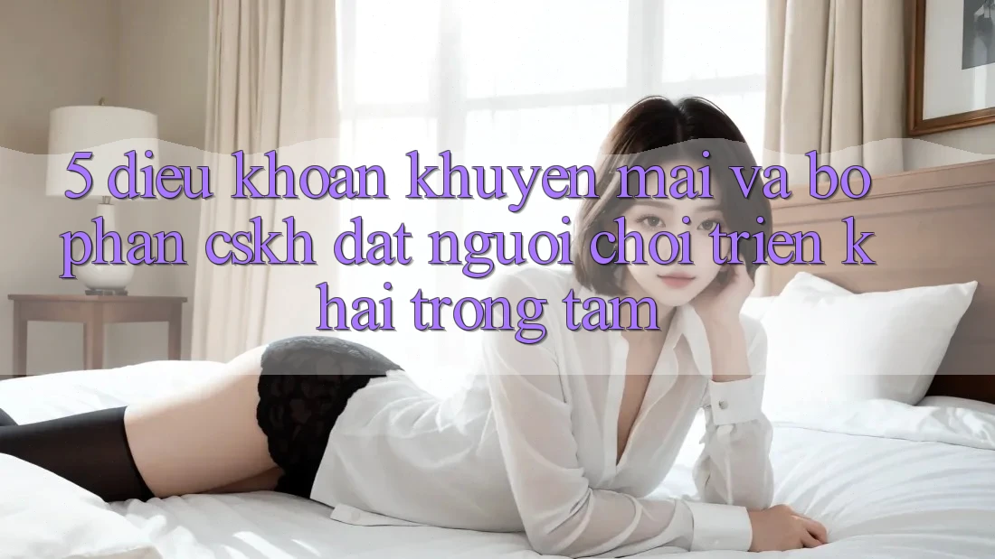 5. Điều khoản Khuyến Mãi Và Bộ phận CSKH: Đặt Người Chơi Triển khai Trọng Tâm