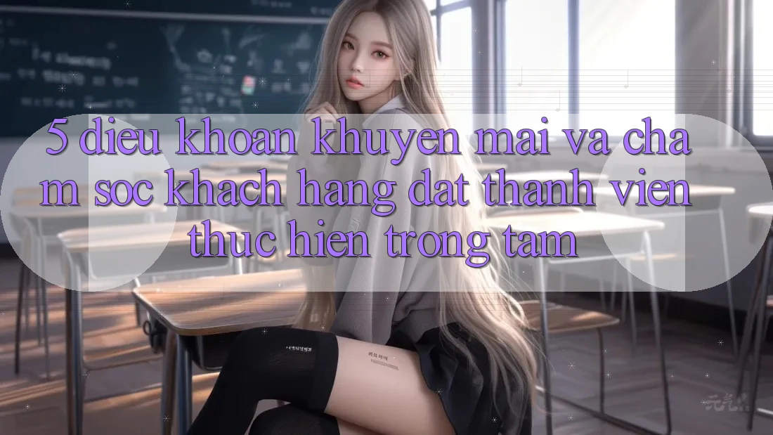 5. Điều khoản Khuyến Mãi Và Chăm sóc khách hàng: Đặt Thành viên Thực hiện Trọng Tâm