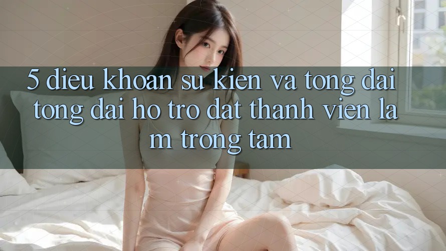 5. Điều khoản Sự kiện Và Tổng đài tổng đài hỗ trợ: Đặt Thành viên Làm Trọng Tâm