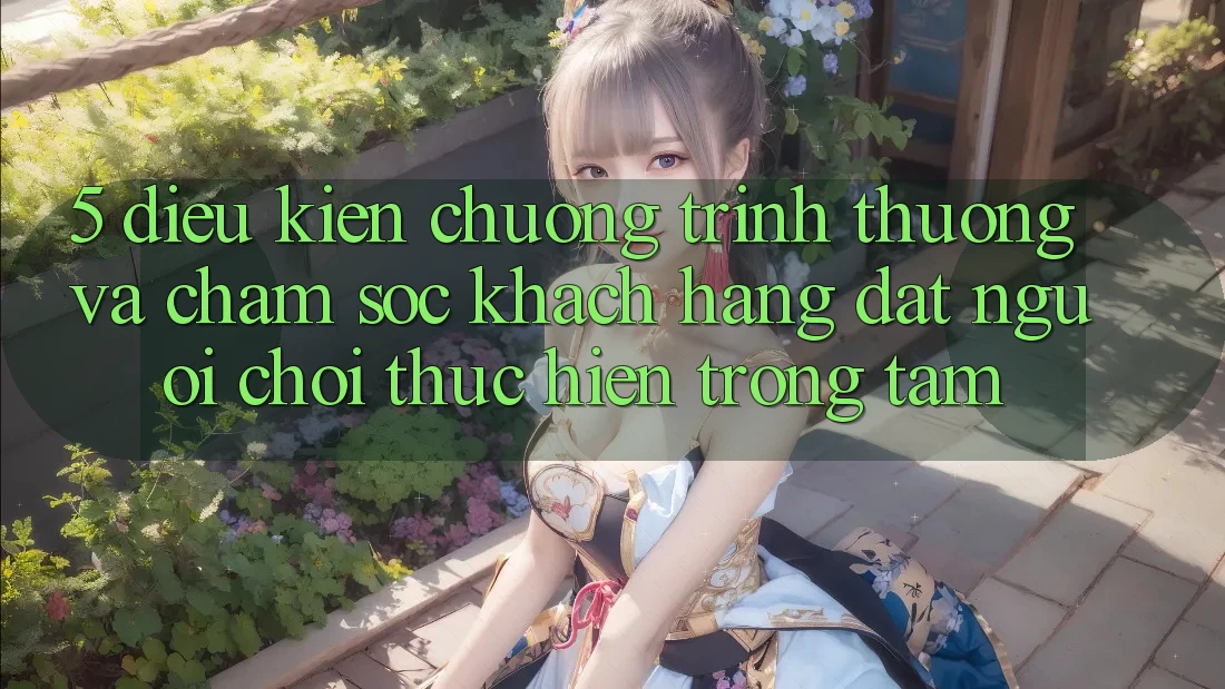 5. Điều kiện Chương trình thưởng Và Chăm Sóc Khách Hàng: Đặt Người Chơi Thực hiện Trọng Tâm