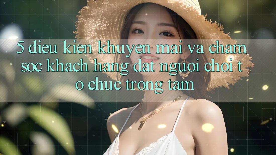 5. Điều kiện Khuyến Mãi Và Chăm Sóc Khách hàng: Đặt Người Chơi Tổ chức Trọng Tâm