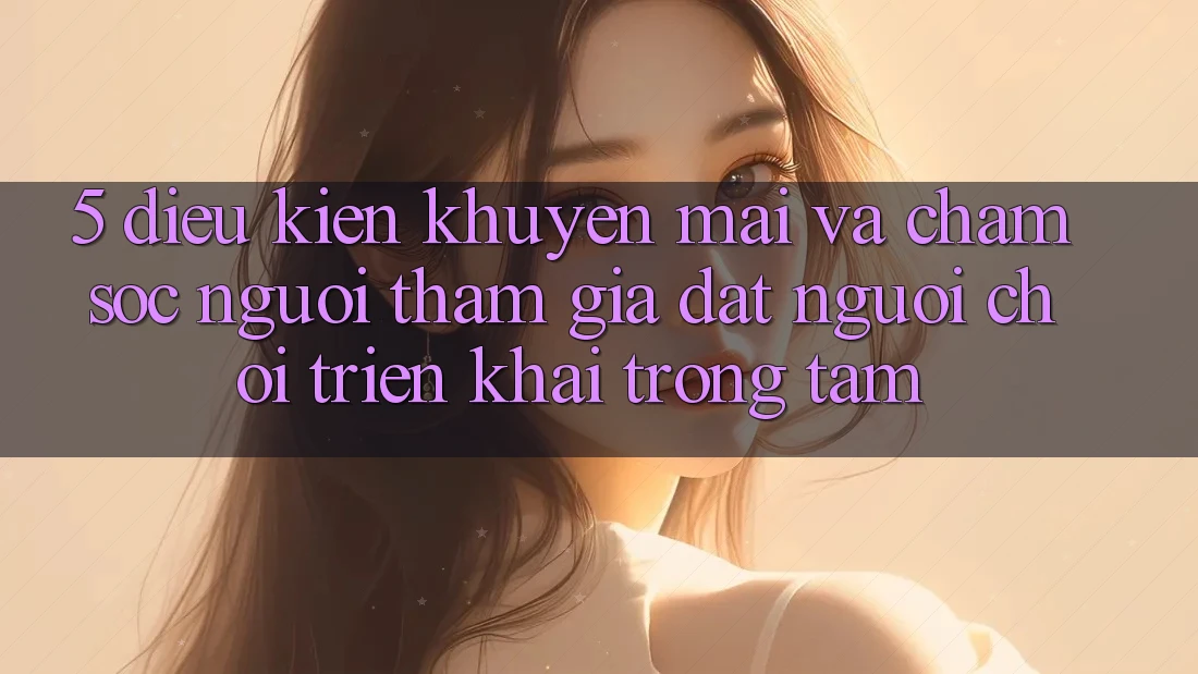 5. Điều kiện Khuyến Mãi Và Chăm Sóc Người tham gia: Đặt Người Chơi Triển khai Trọng Tâm