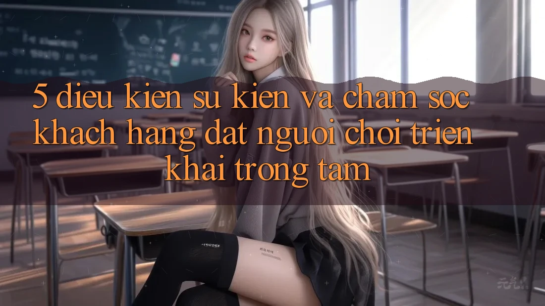 5. Điều kiện Sự kiện Và Chăm Sóc Khách Hàng: Đặt Người Chơi Triển khai Trọng Tâm
