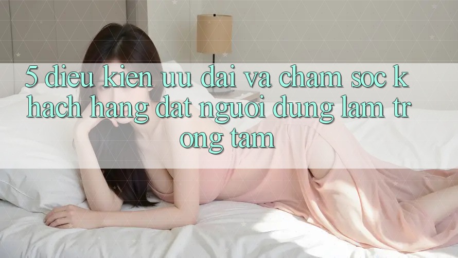 5. Điều kiện Ưu đãi Và Chăm Sóc Khách Hàng: Đặt Người dùng Làm Trọng Tâm