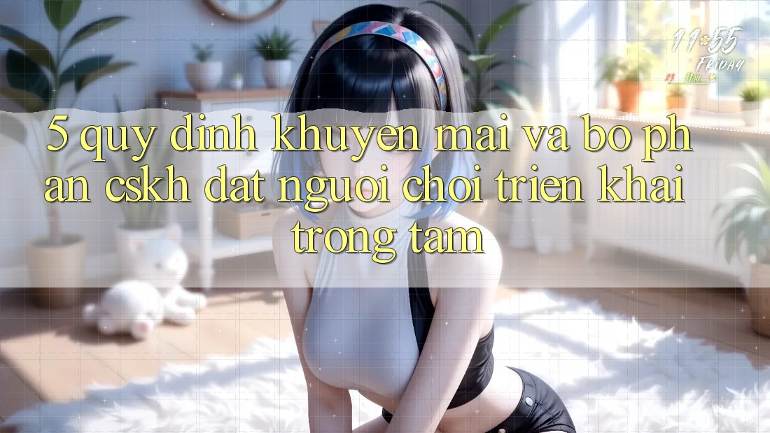 5. Quy định Khuyến Mãi Và Bộ phận CSKH: Đặt Người Chơi Triển khai Trọng Tâm