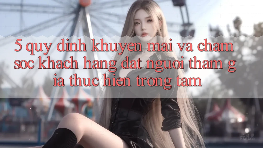 5. Quy định Khuyến Mãi Và Chăm Sóc Khách Hàng: Đặt Người tham gia Thực hiện Trọng Tâm