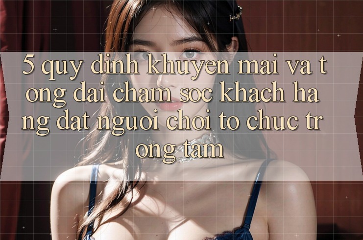 5. Quy định Khuyến Mãi Và Tổng đài chăm sóc khách hàng: Đặt Người Chơi Tổ chức Trọng Tâm