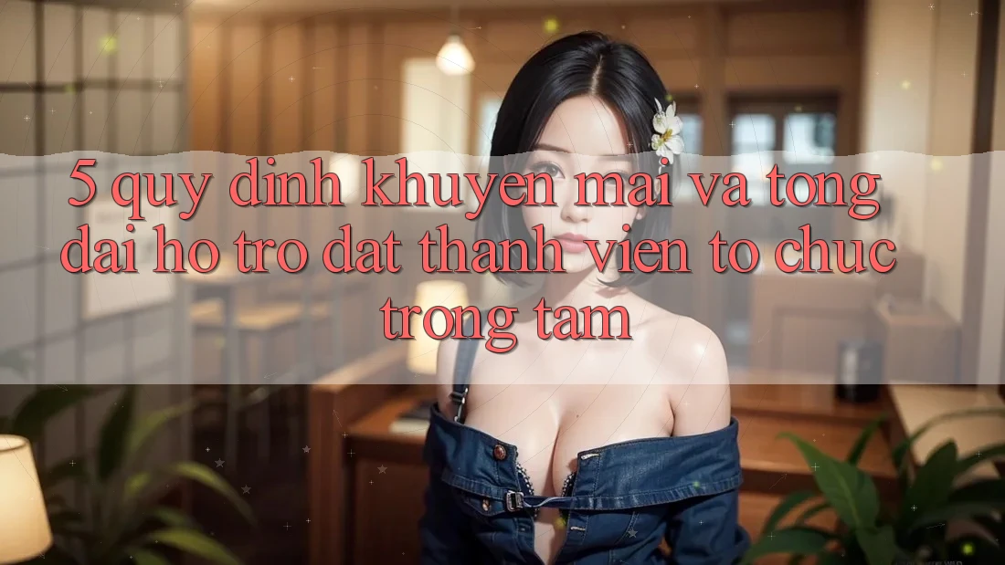 5. Quy định Khuyến Mãi Và Tổng đài hỗ trợ: Đặt Thành viên Tổ chức Trọng Tâm
