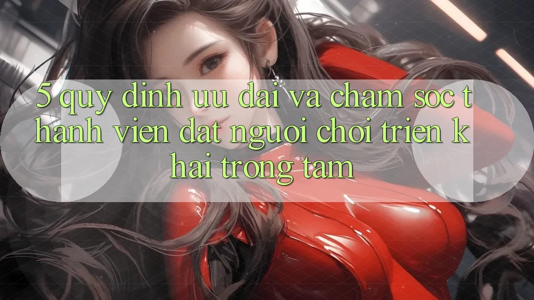 5. Quy định Ưu đãi Và Chăm Sóc Thành viên: Đặt Người Chơi Triển khai Trọng Tâm