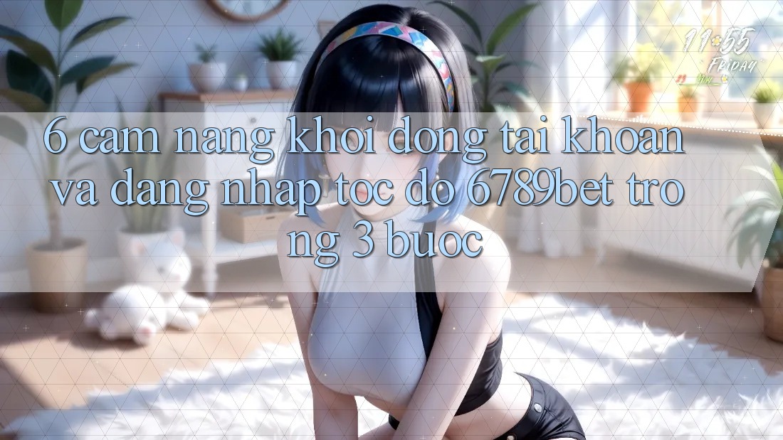 6. Cẩm nang Khởi động tài khoản và Đăng Nhập Tốc độ 6789bet Trong 3 Bước