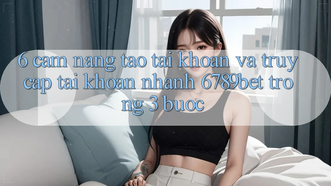 6. Cẩm nang Tạo tài khoản và Truy cập tài khoản Nhanh 6789bet Trong 3 Bước