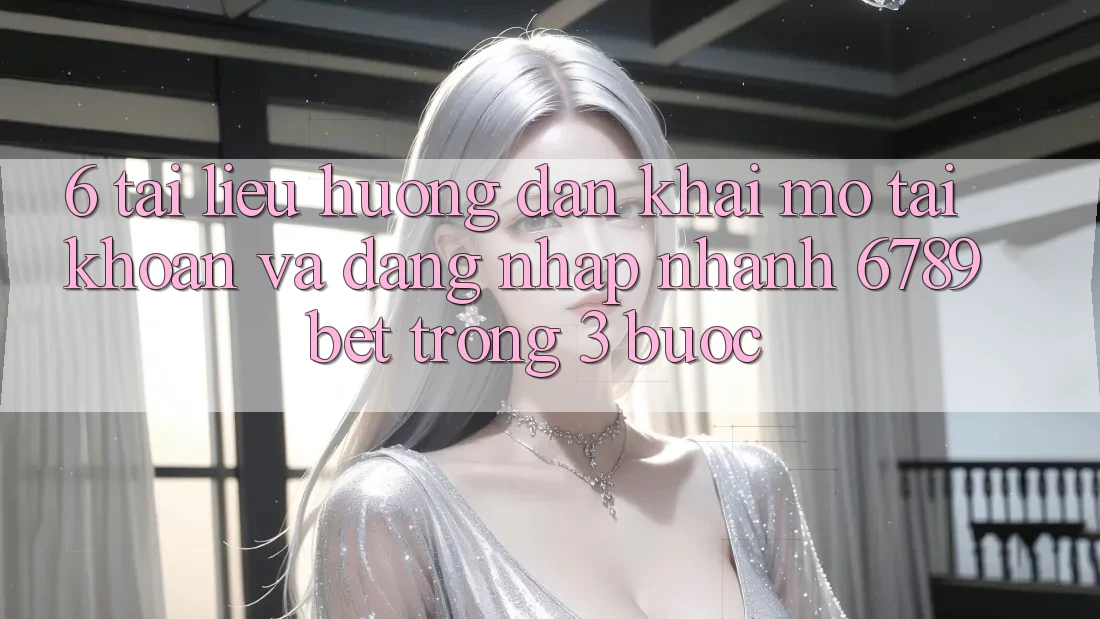 6. Tài liệu hướng dẫn Khai mở tài khoản và Đăng Nhập Nhanh 6789bet Trong 3 Bước