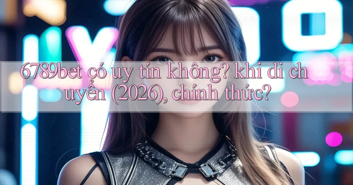 6789bet có uy tín không khi di chuyển (2026), chính thức
