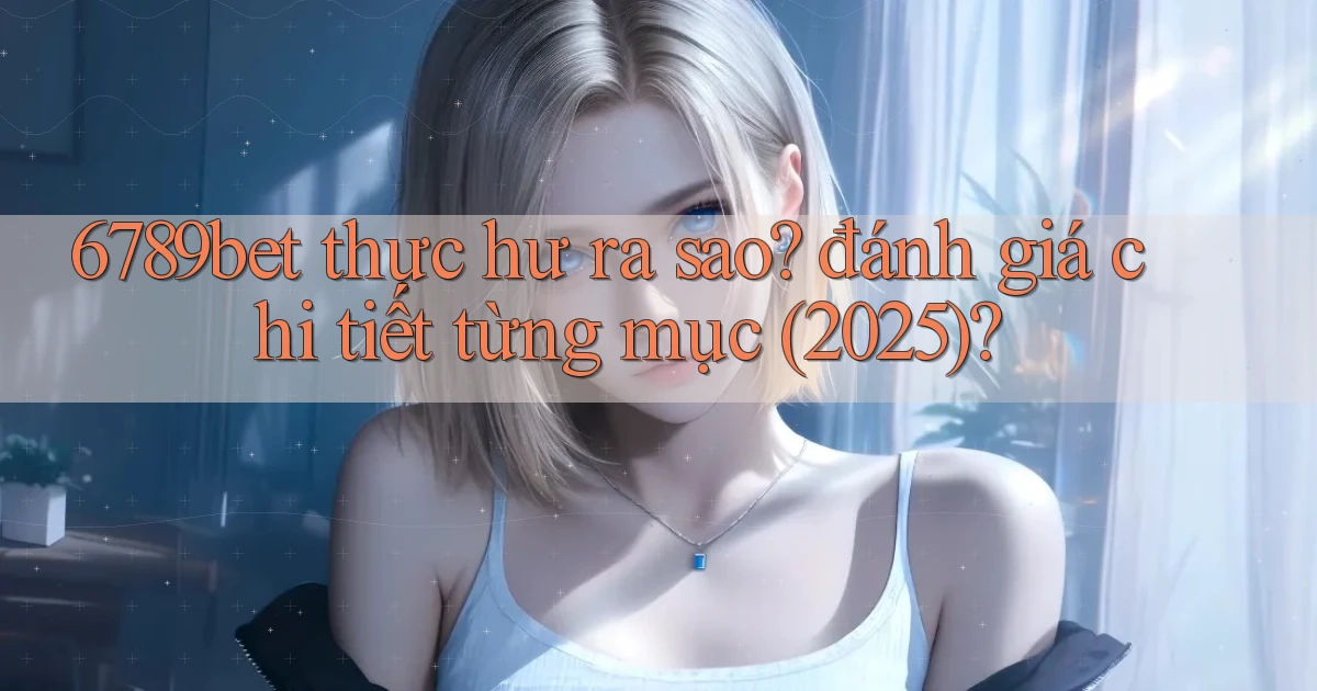 6789bet thực hư ra sao đánh giá chi tiết từng mục (2025)