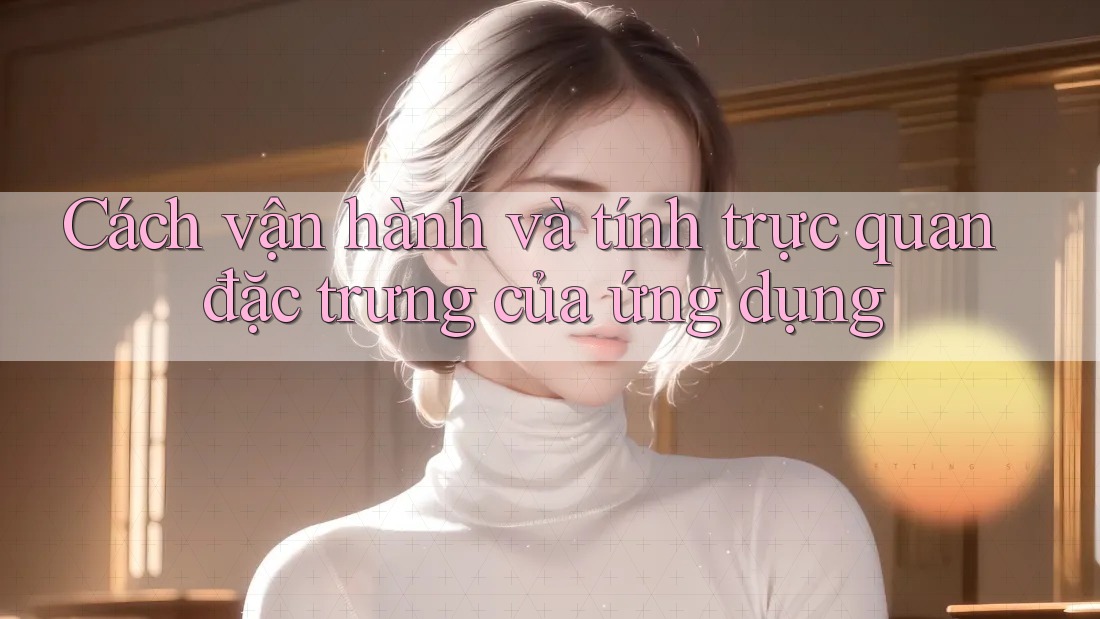 Cách vận hành và tính trực quan đặc trưng của ứng dụng