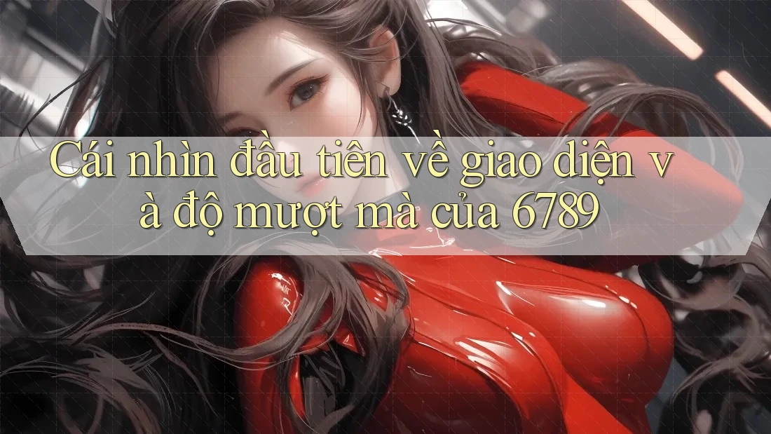 Cái nhìn đầu tiên về giao diện và độ mượt mà của 6789
