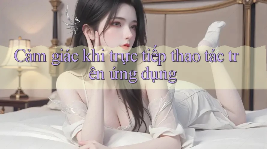 Cảm giác khi trực tiếp thao tác trên ứng dụng