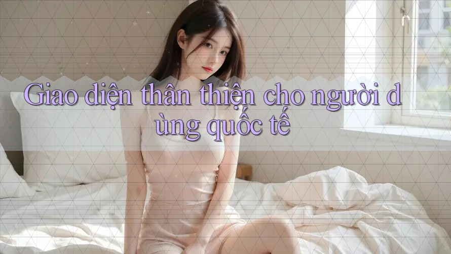 Giao diện thân thiện cho người dùng quốc tế