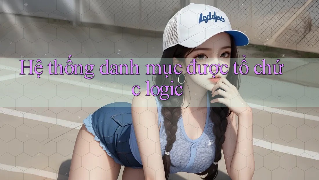 Hệ thống danh mục được tổ chức logic