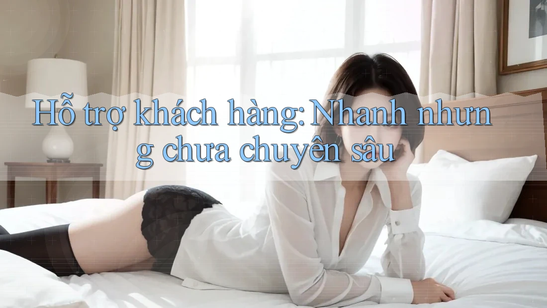 Hỗ trợ khách hàng: Nhanh nhưng chưa chuyên sâu