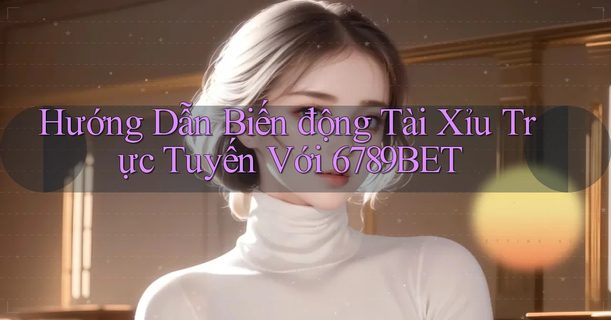 hướng dẫn biến động tài xỉu trực tuyến với 6789bet