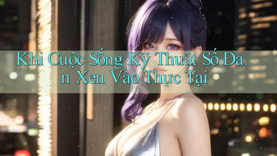 Khi Cuộc Sống Kỹ Thuật Số Đan Xen Vào Thực Tại