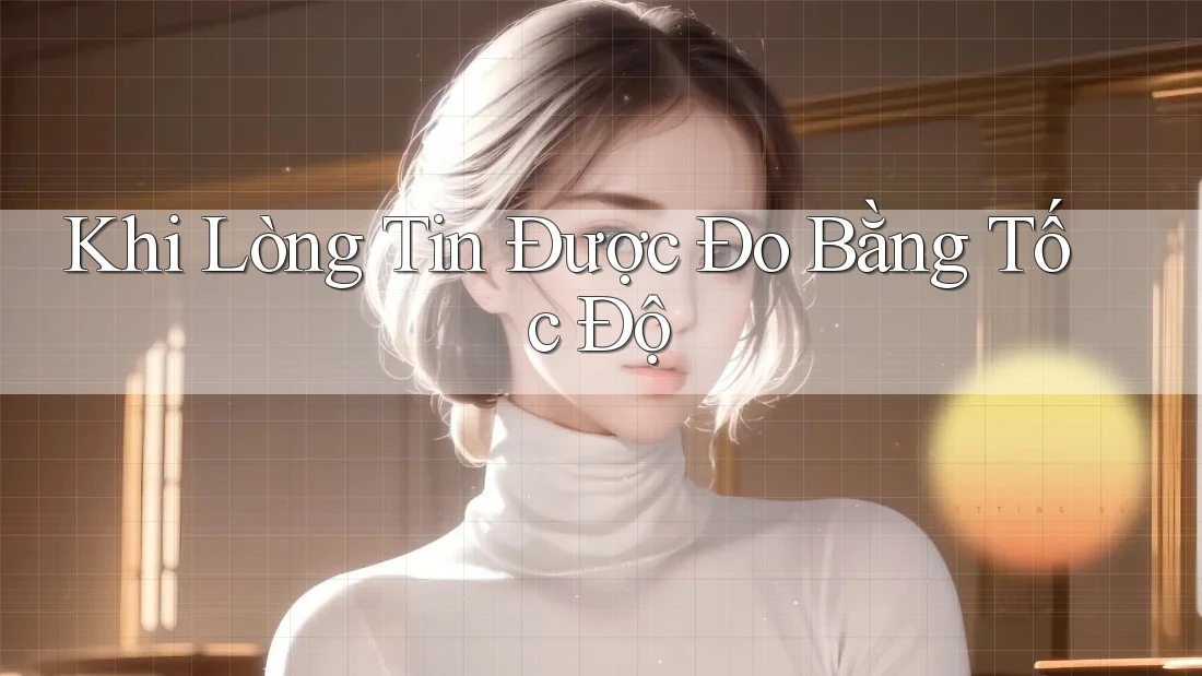 Khi Lòng Tin Được Đo Bằng Tốc Độ