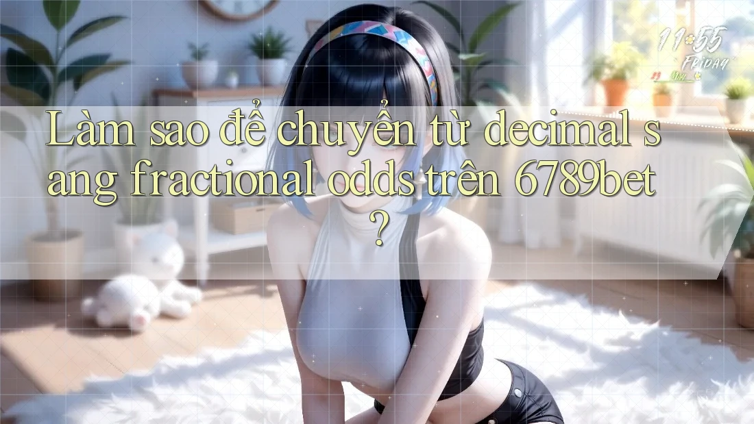Làm sao để chuyển từ decimal sang fractional odds trên 6789bet?