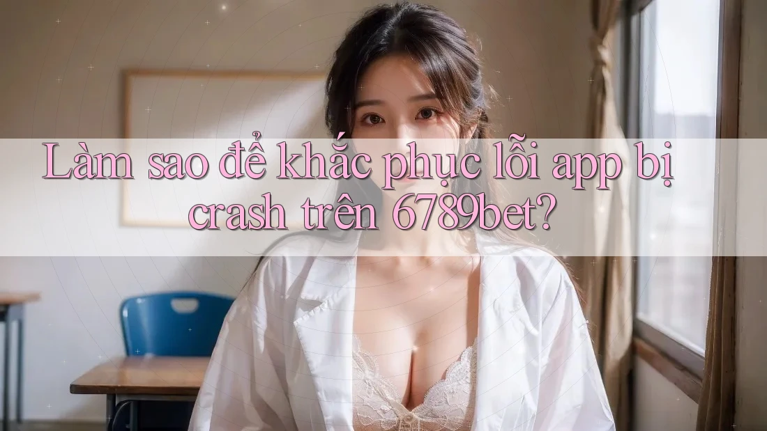 Làm sao để khắc phục lỗi app bị crash trên 6789bet?