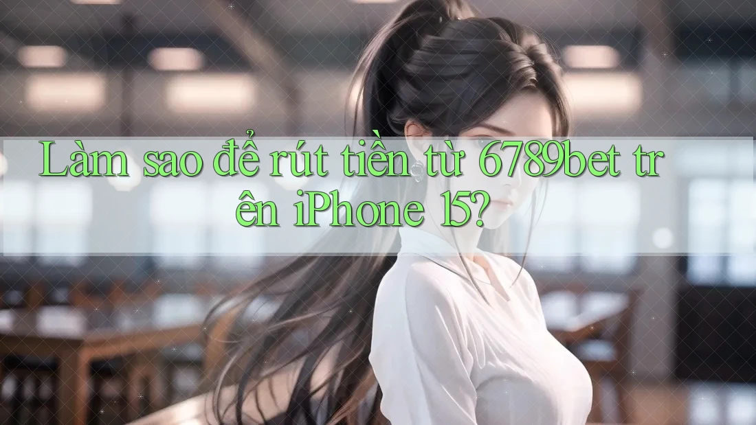 Làm sao để rút tiền từ 6789bet trên iPhone 15?