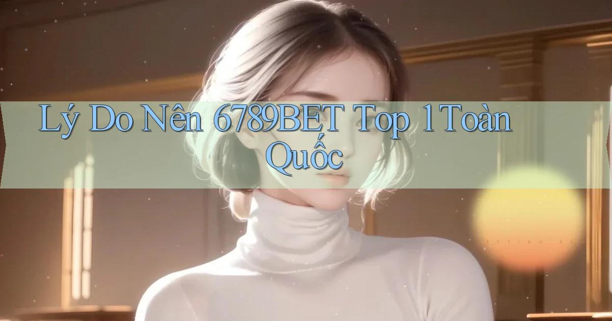 lý do nên 6789bet top 1 toàn quốc