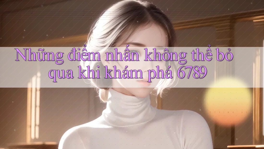 Những điểm nhấn không thể bỏ qua khi khám phá 6789