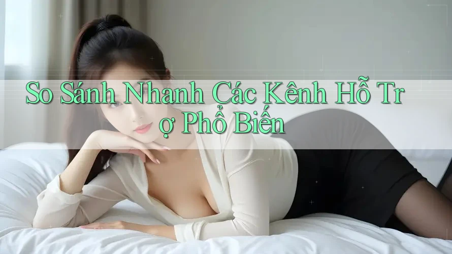 So Sánh Nhanh Các Kênh Hỗ Trợ Phổ Biến