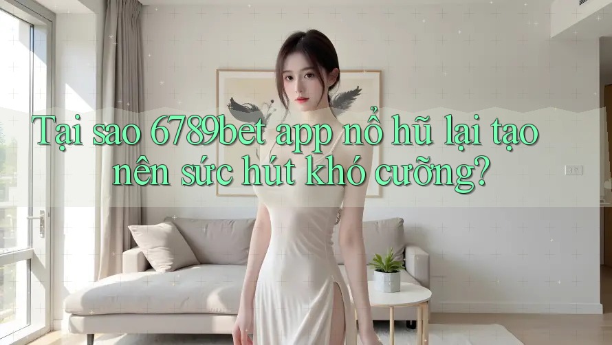 Tại sao 6789bet app nổ hũ lại tạo nên sức hút khó cưỡng?