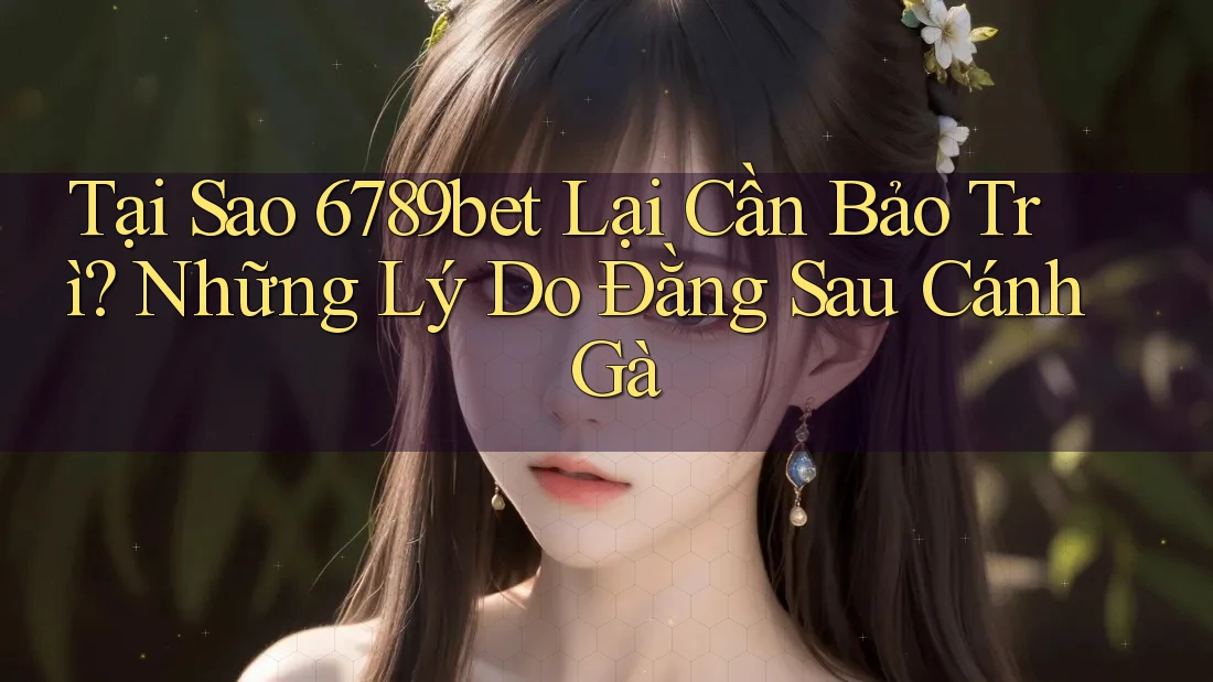 Tại Sao 6789bet Lại Cần Bảo Trì? Những Lý Do Đằng Sau Cánh Gà