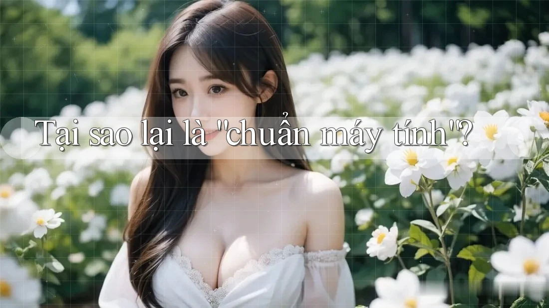 Tại sao lại là “chuẩn máy tính”?