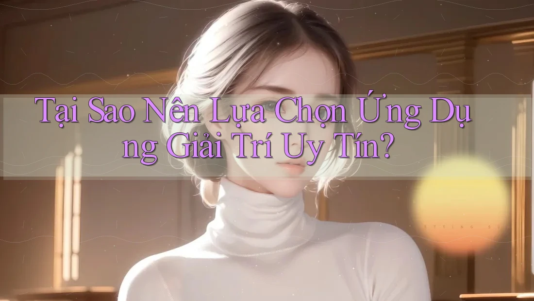 Tại Sao Nên Lựa Chọn Ứng Dụng Giải Trí Uy Tín?